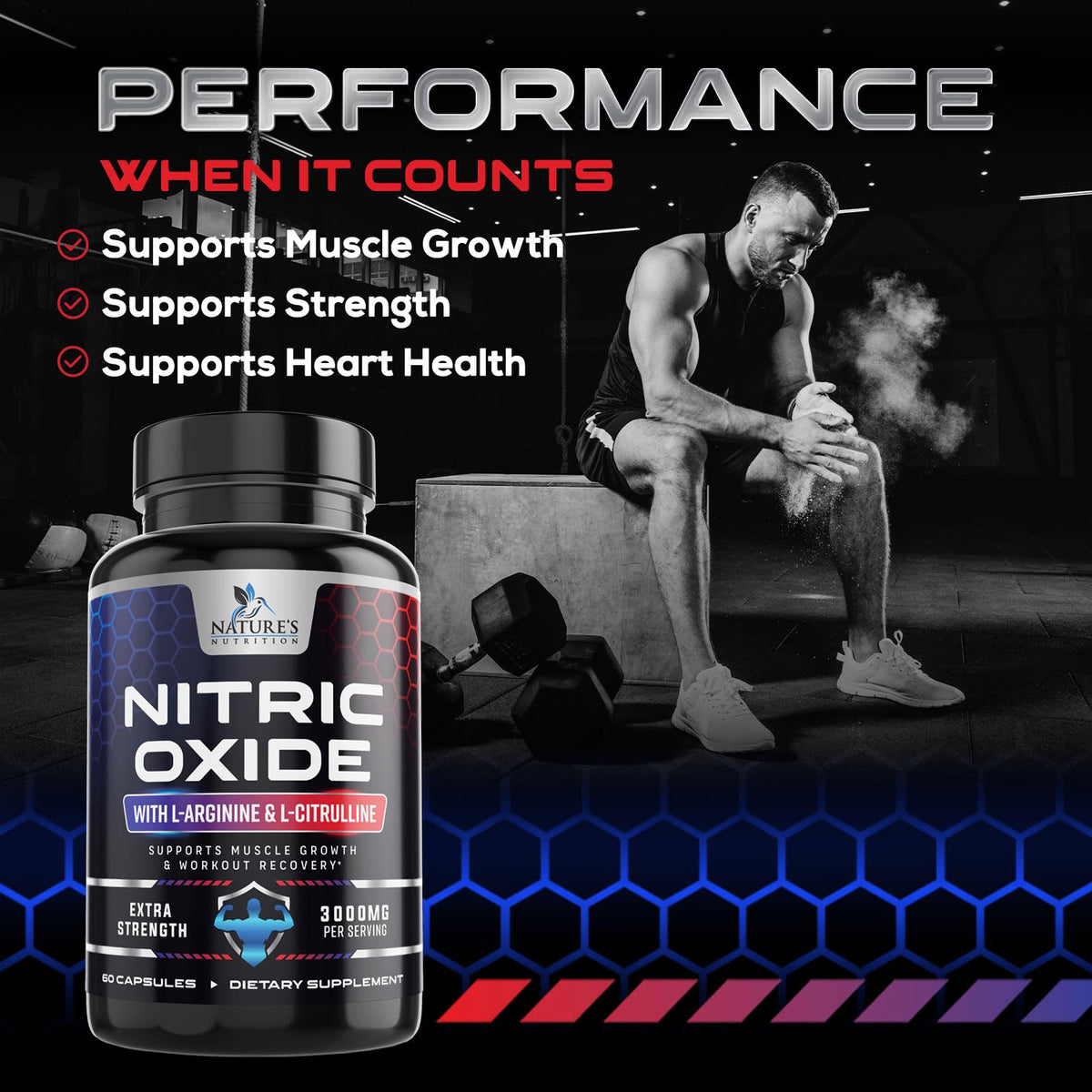 Nitric Oxide Booster 60 Capsules R55617