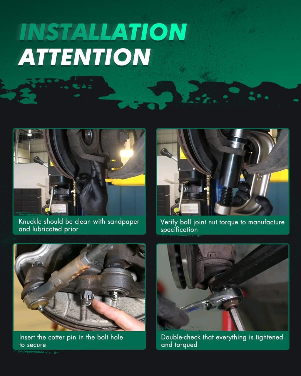 10pcs Front Suspension Kit N996880