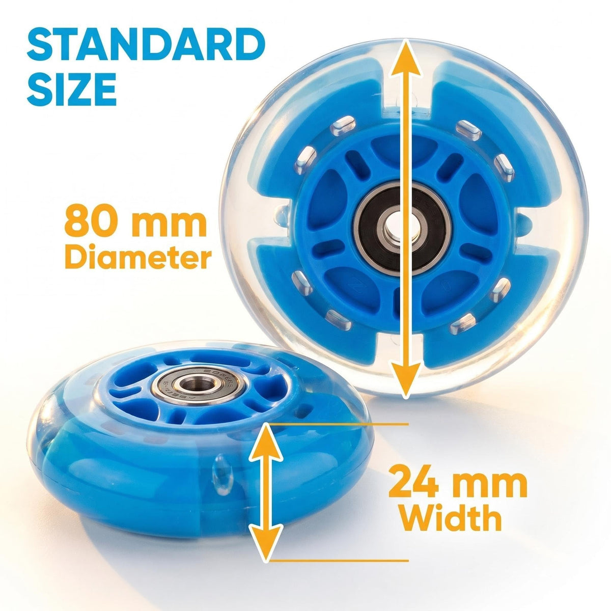 Light Up Scooter Wheels (2-Pack) U2869