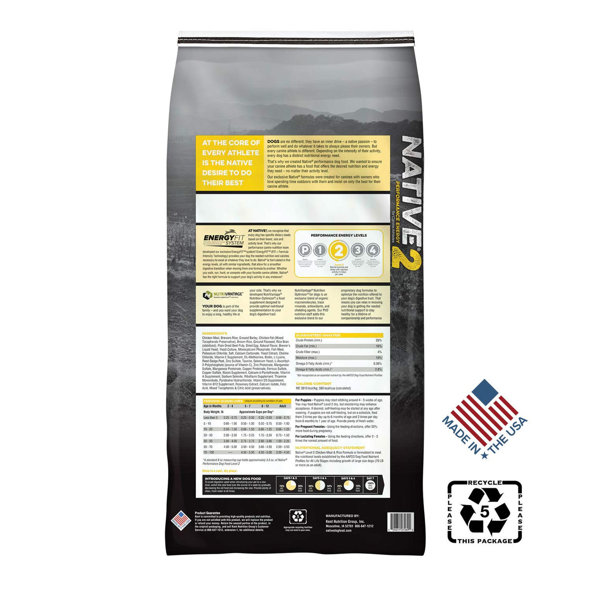 Chicken Meal and Rice Dog Food 40 Pound Bag C258676
