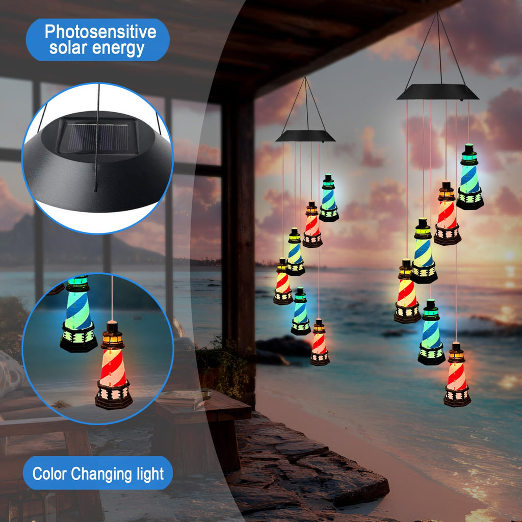 Color Changing LED Wind Chimes S589