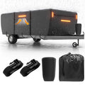 12-14 ft Pop Up Camper Cover 7 Layers Oxford Waterproof V646044