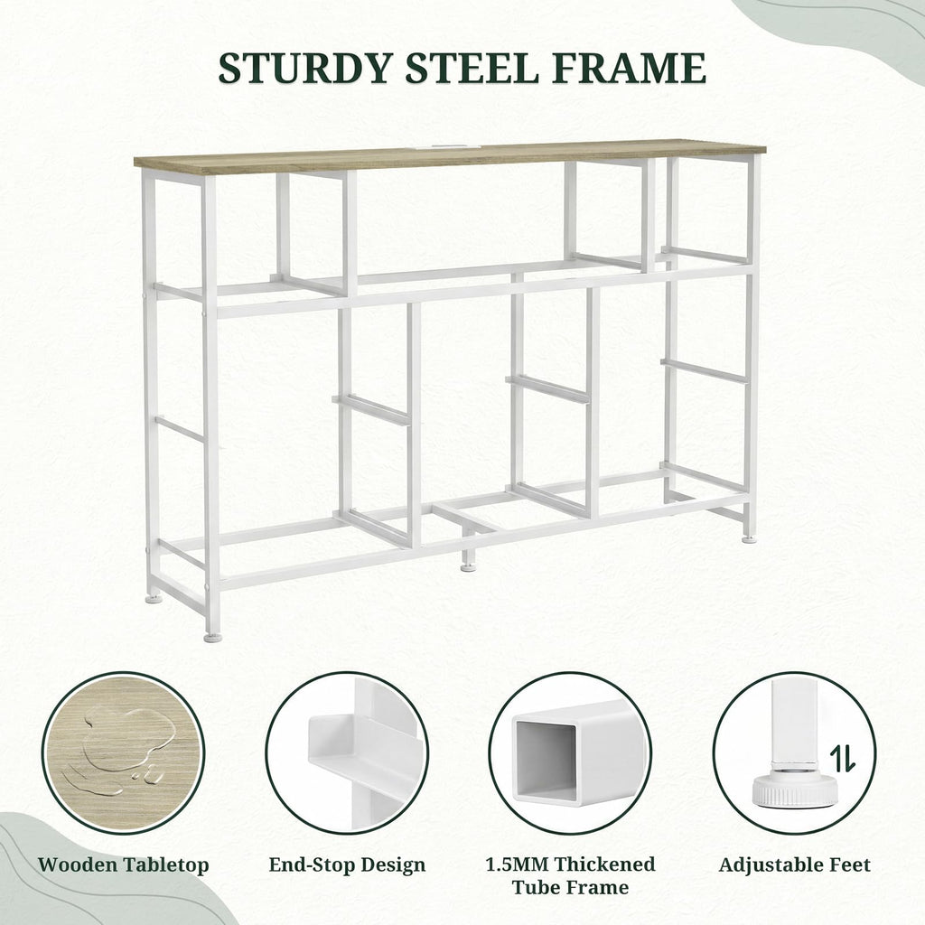 8 Drawer TV Stand with Charging Station F71389
