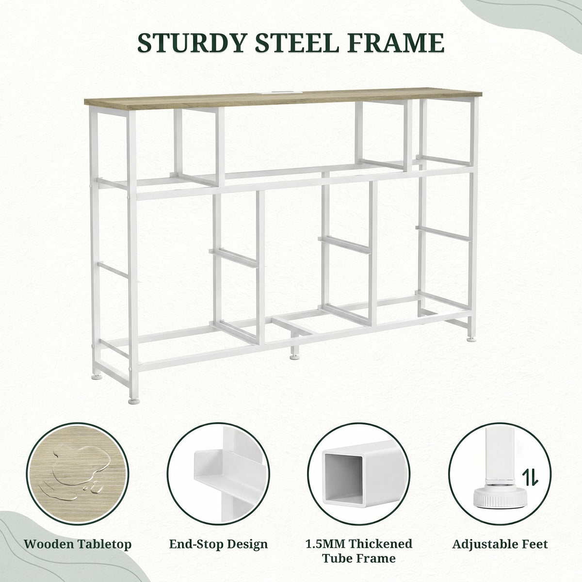 8 Drawer TV Stand with Charging Station F71389