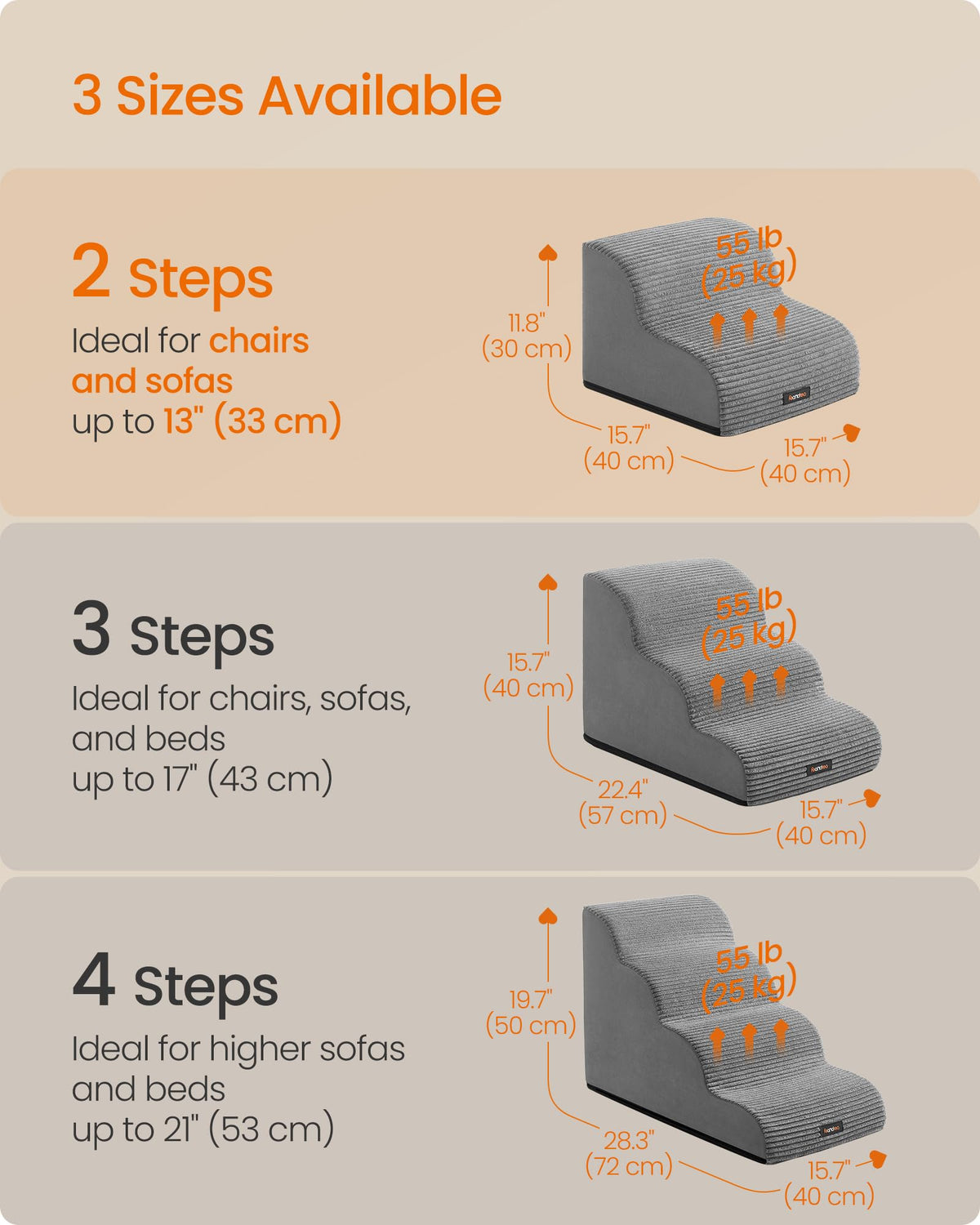 2-Step Dog Stairs M3569