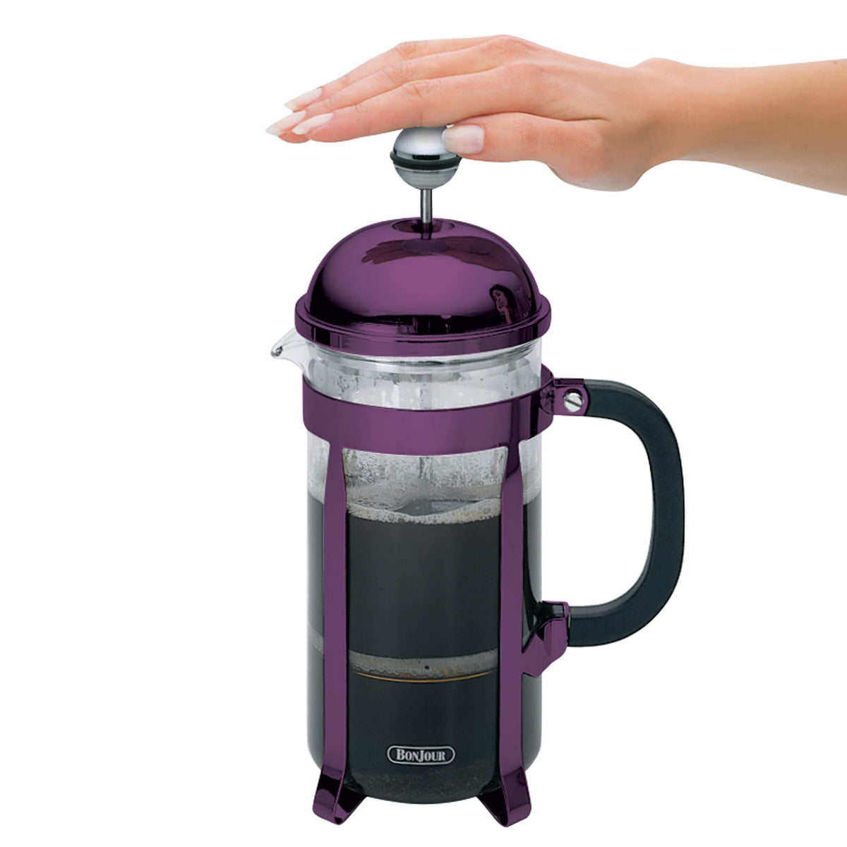French Press Coffee Maker 8 Cup Purple C63575
