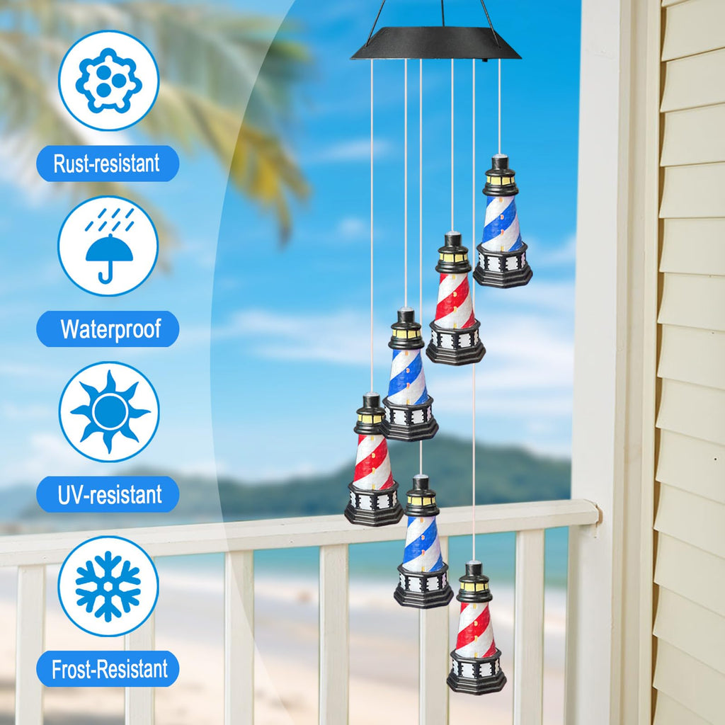 Color Changing LED Wind Chimes S589