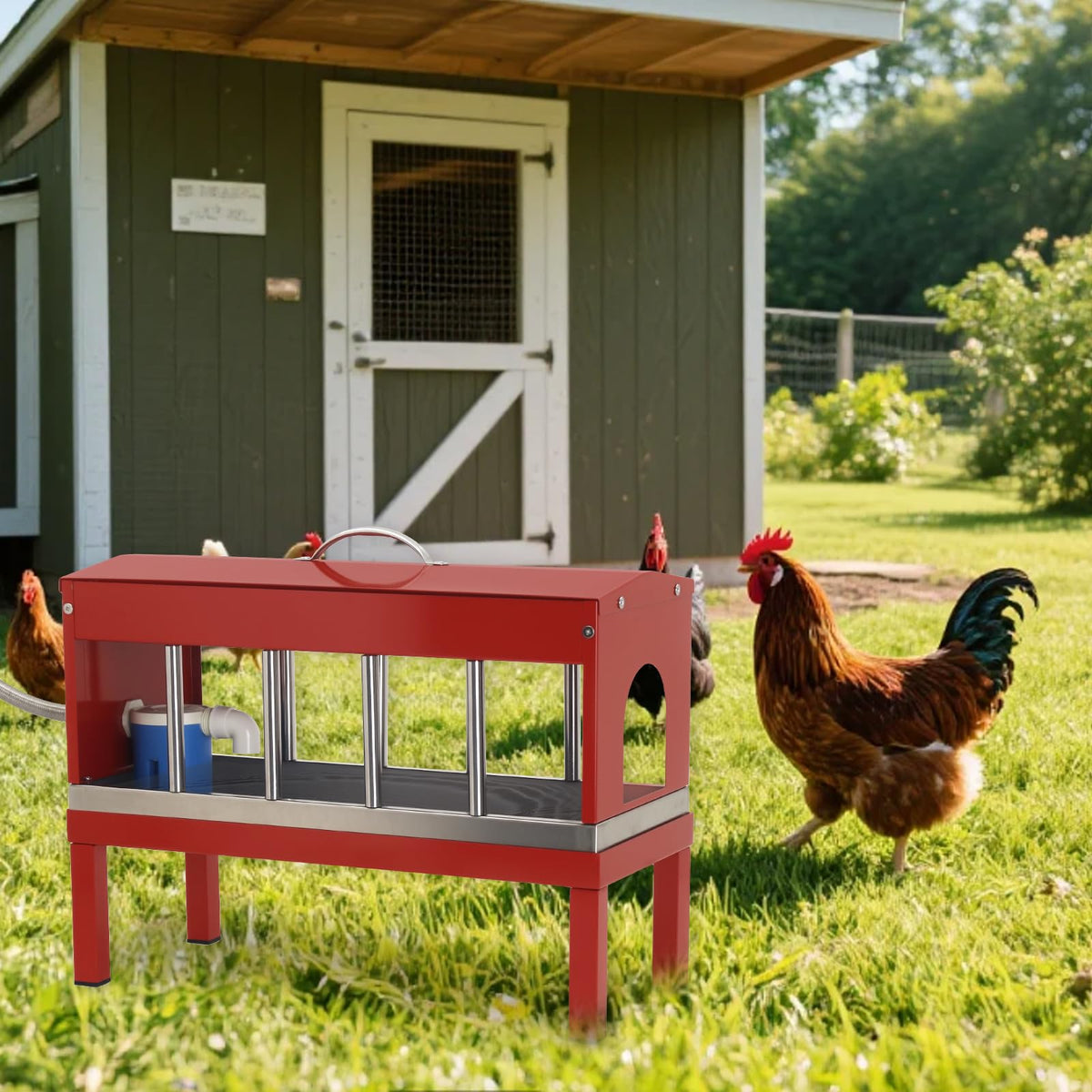 Stainless Steel Automatic Chicken Waterer N744