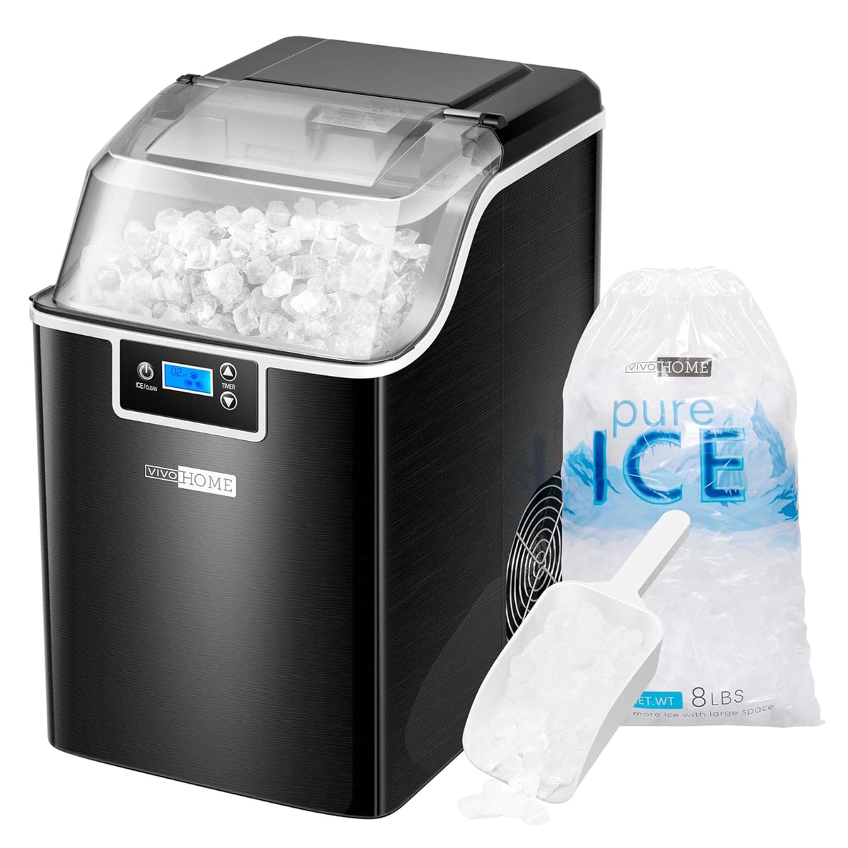 Black Countertop Ice Maker D484630