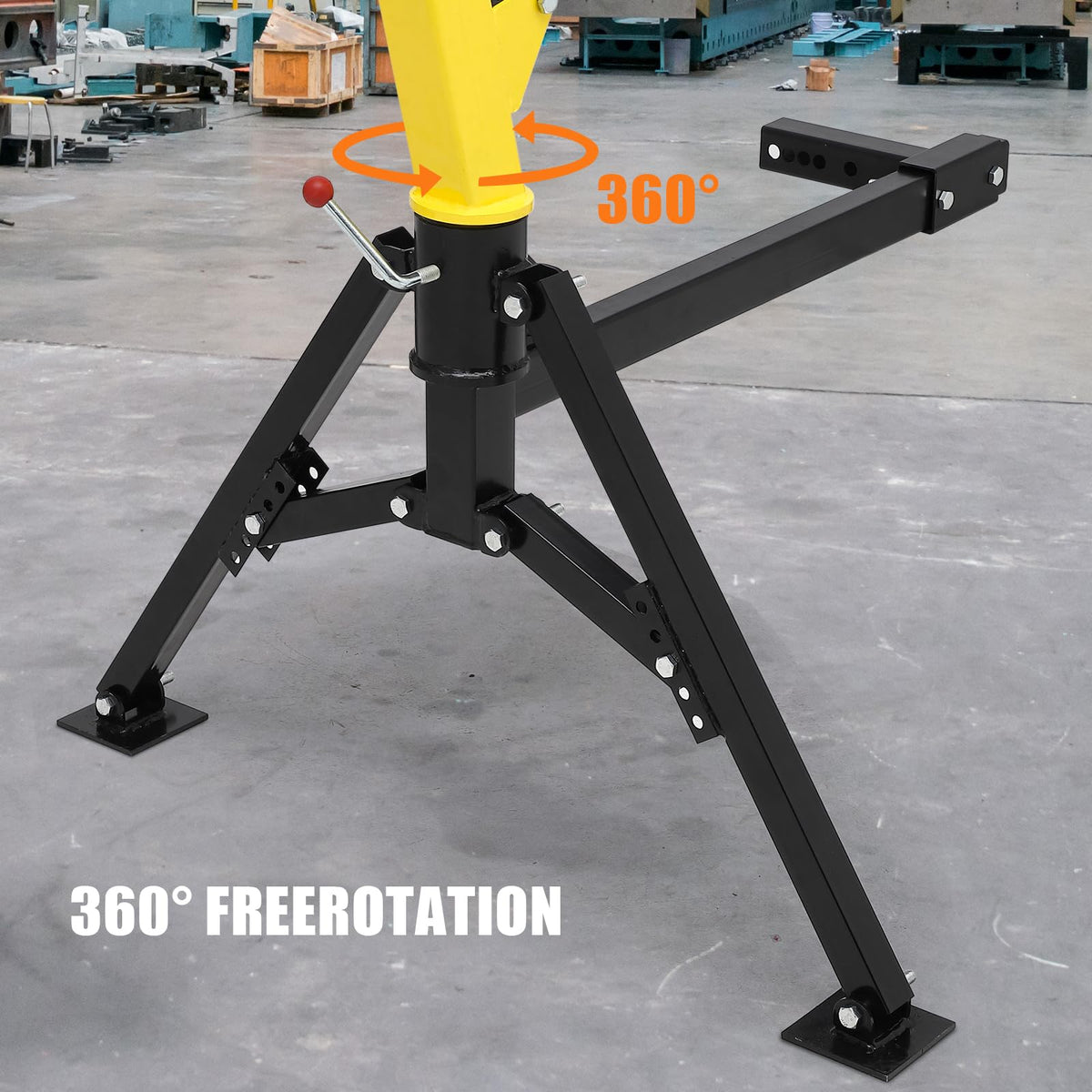 1000 lbs 360° Swivel Hydraulic Pickup Truck Crane A692219