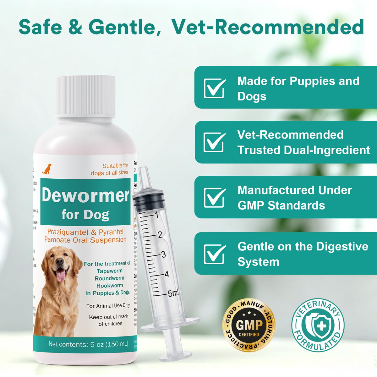 Dogs & Puppies Dewormer H322