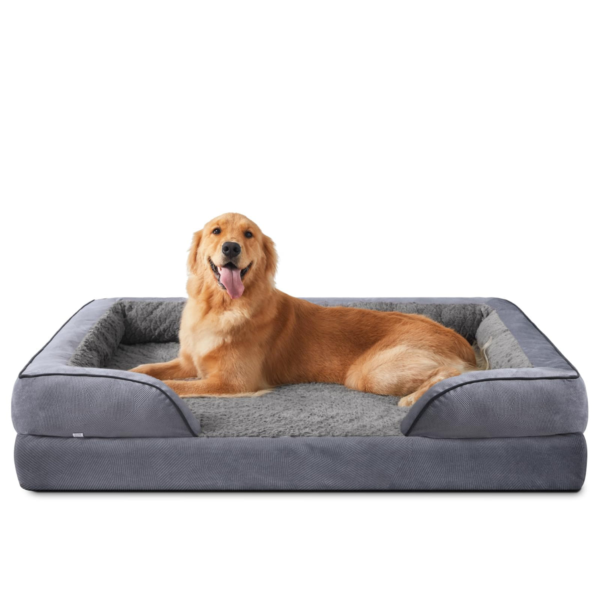 XL Washable Orthopedic Dog Sofa with Egg-Crate Foam S896120