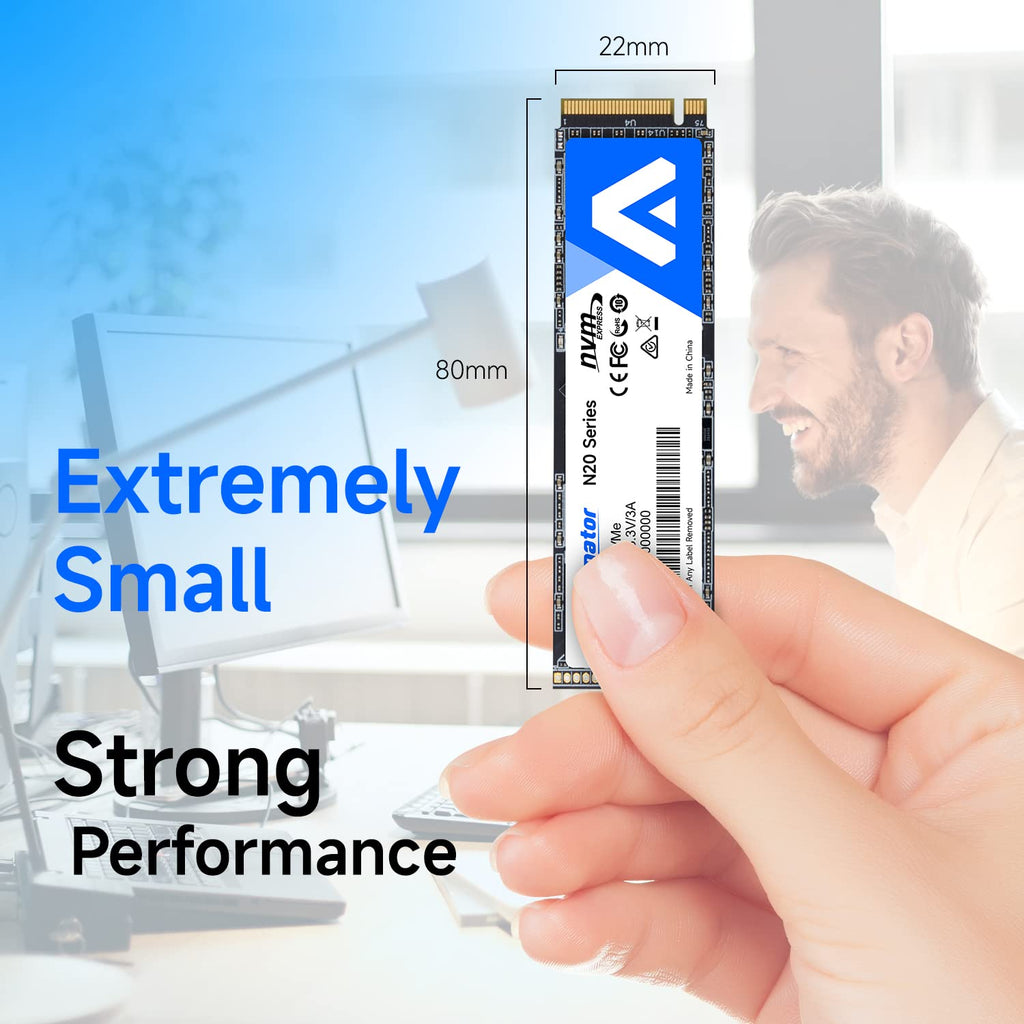 512GB NVMe M.2 2280 PCIe Gen3x4 Internal SSD E608