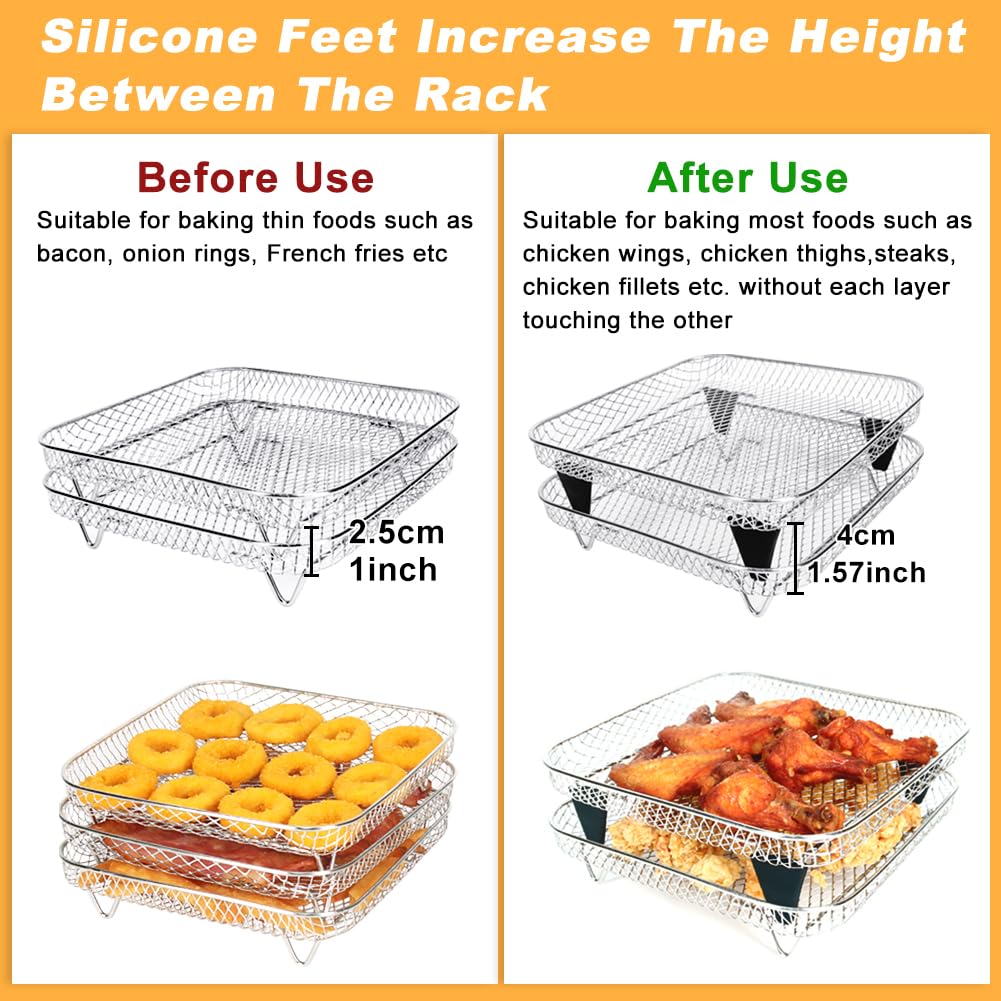 7 inch Square Air Fryer Rack B5236