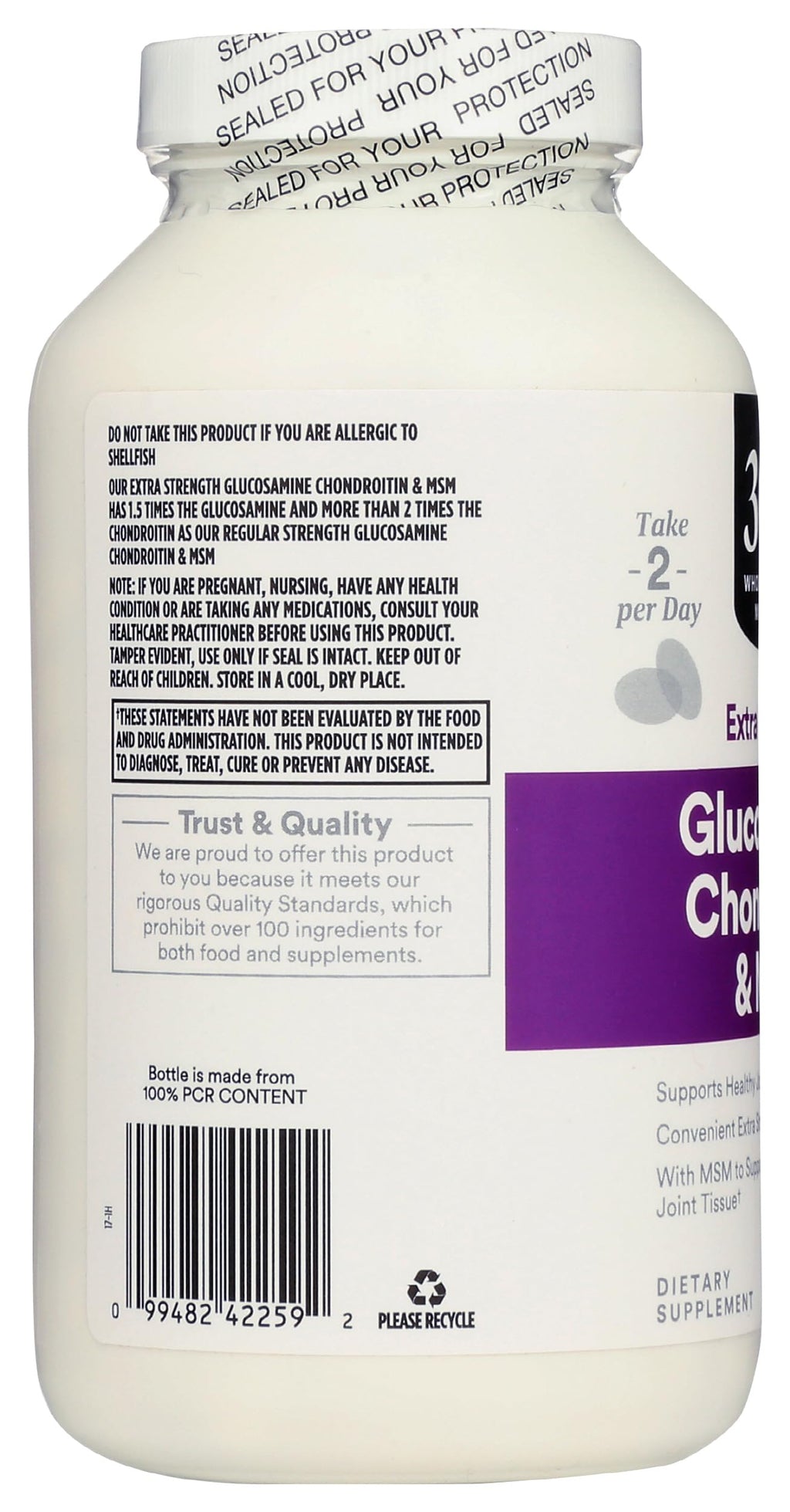 Glucosamine Chondroitin MSM 240 Tablets V675