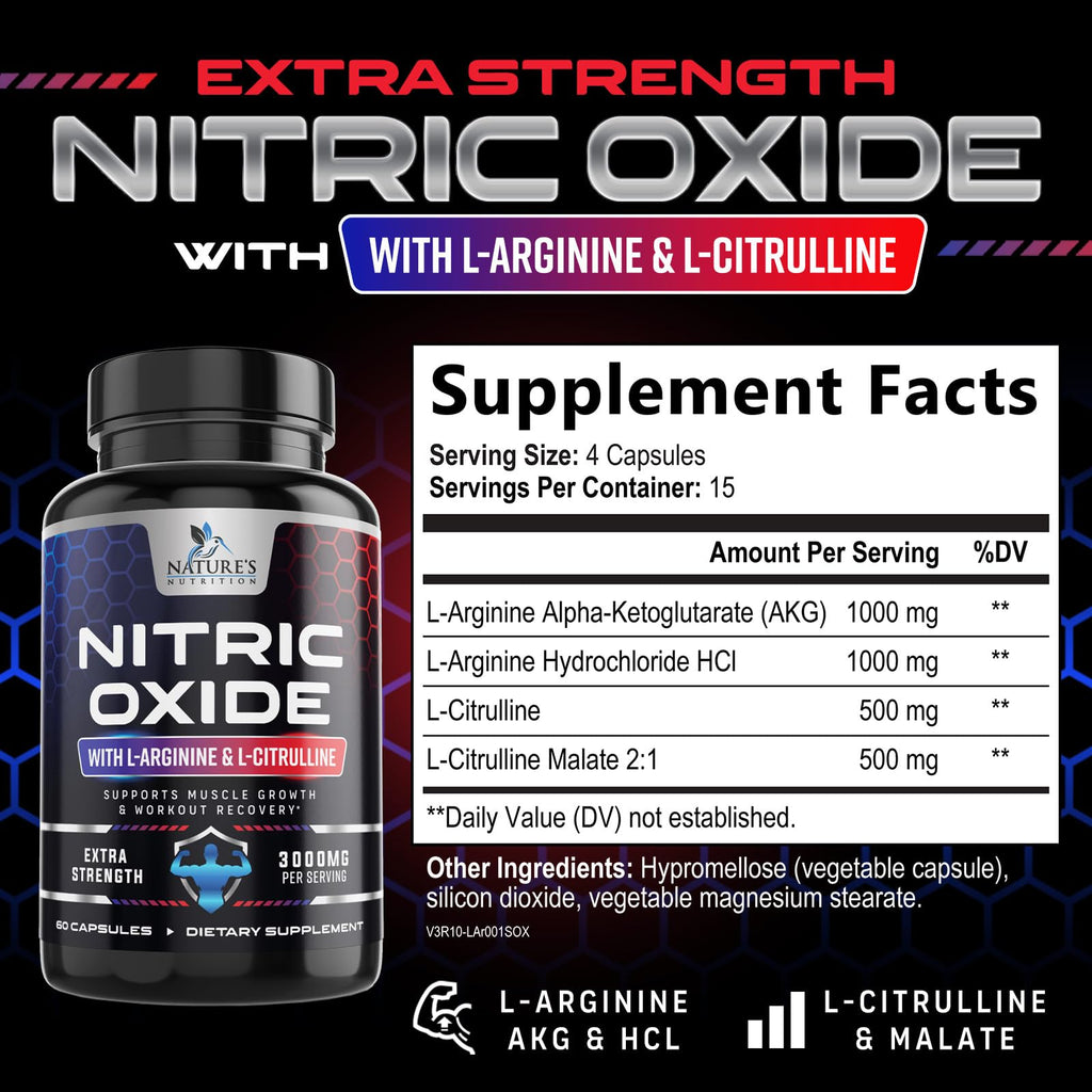 Nitric Oxide Booster 60 Capsules R55617
