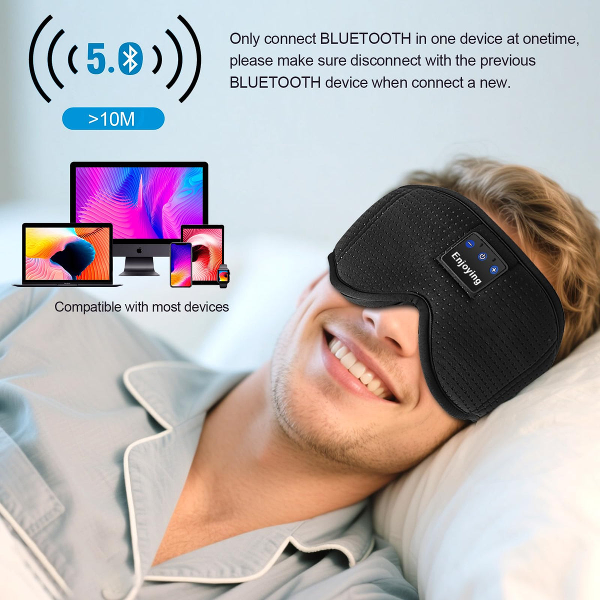 Sleep Mask with Bluetooth Headphones R148