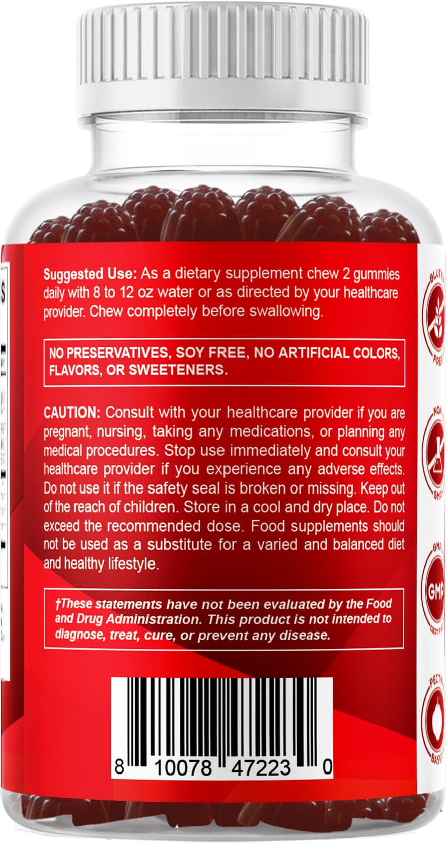 Glucosamine Chondroitin with MSM 60 Gummies 2 Pack A5456