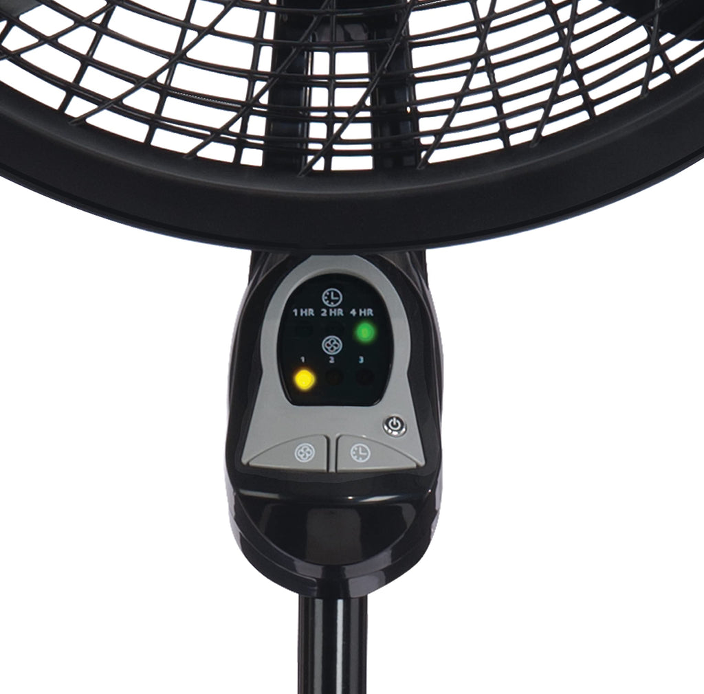 Oscillating Pedestal Fans with Adjustable Height, Timer, Remote Control and 3 Speeds I946397