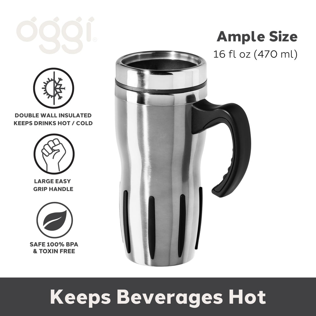 Stainless Steel Thermal Travel Mug 16oz G41152