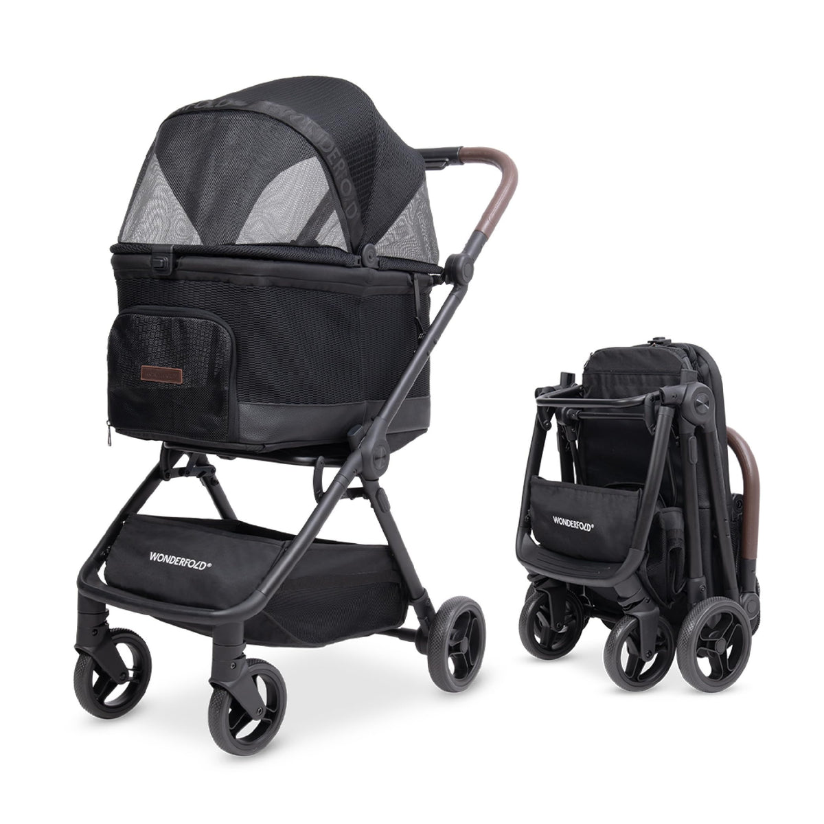 Lightweight Aluminum Frame Pet Stroller O61277