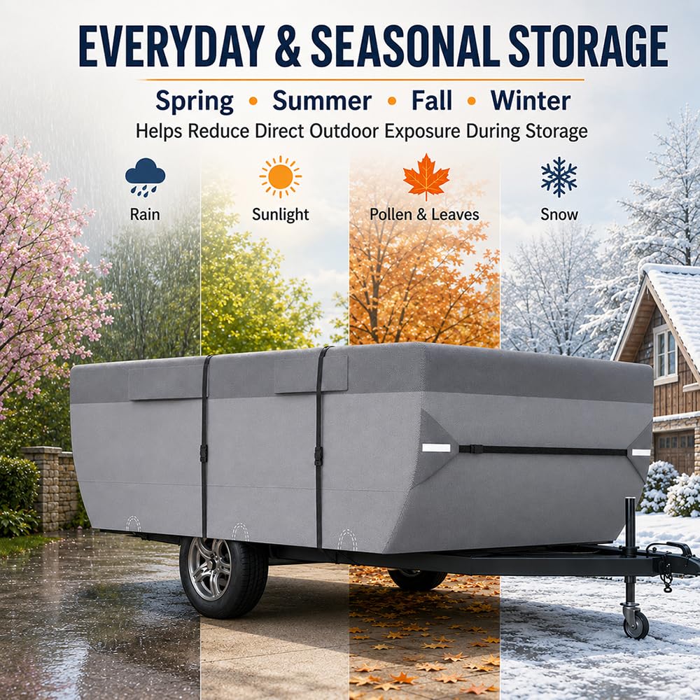 Pop Up Folding Camper Cover B192672