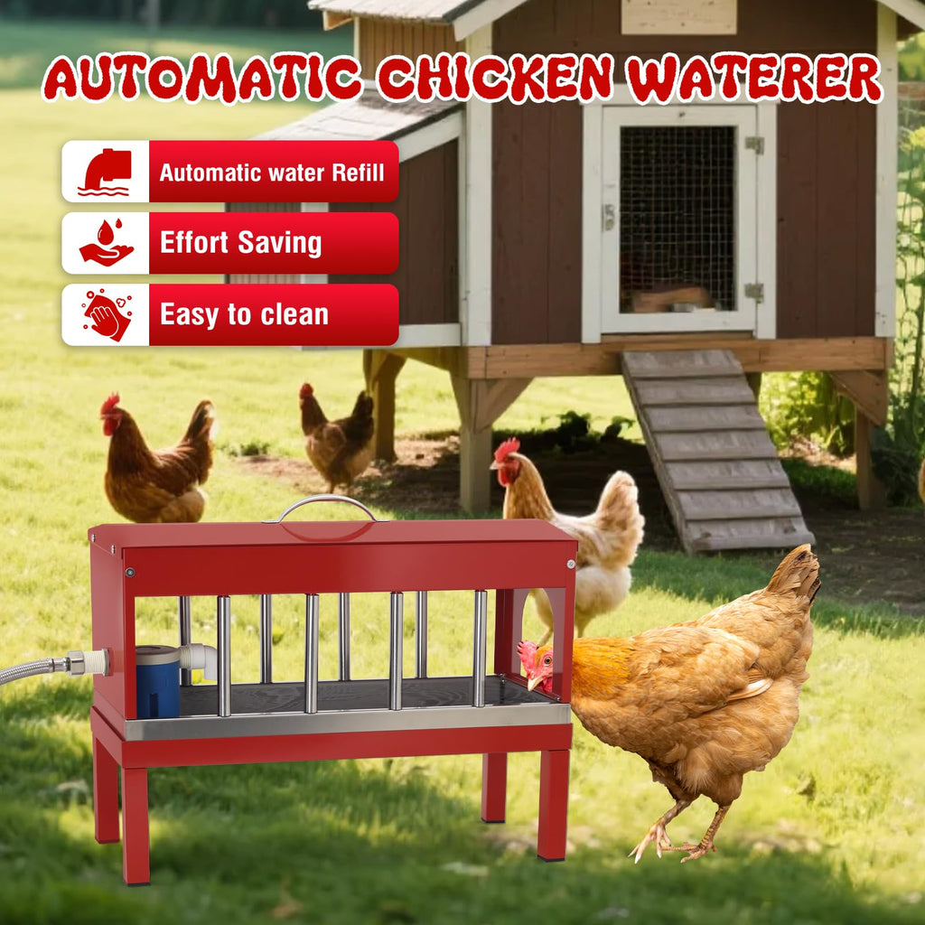 Stainless Steel Automatic Chicken Waterer N744