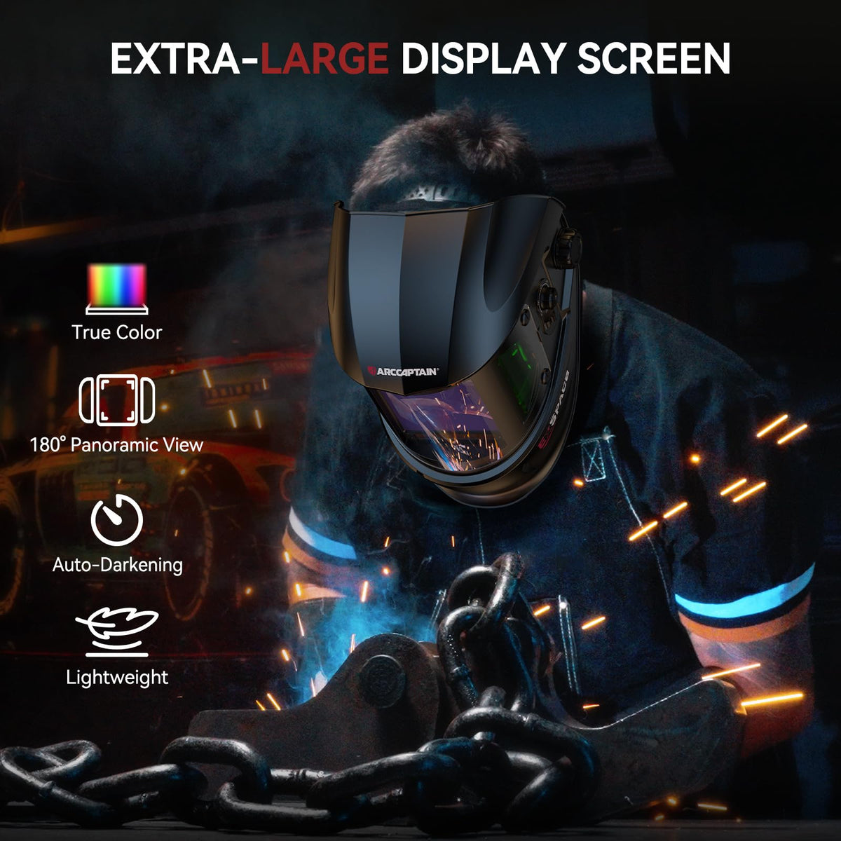 Auto Darkening Welding Helmet K915