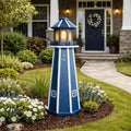 Navy 4ft Solar Lighthouse K7146