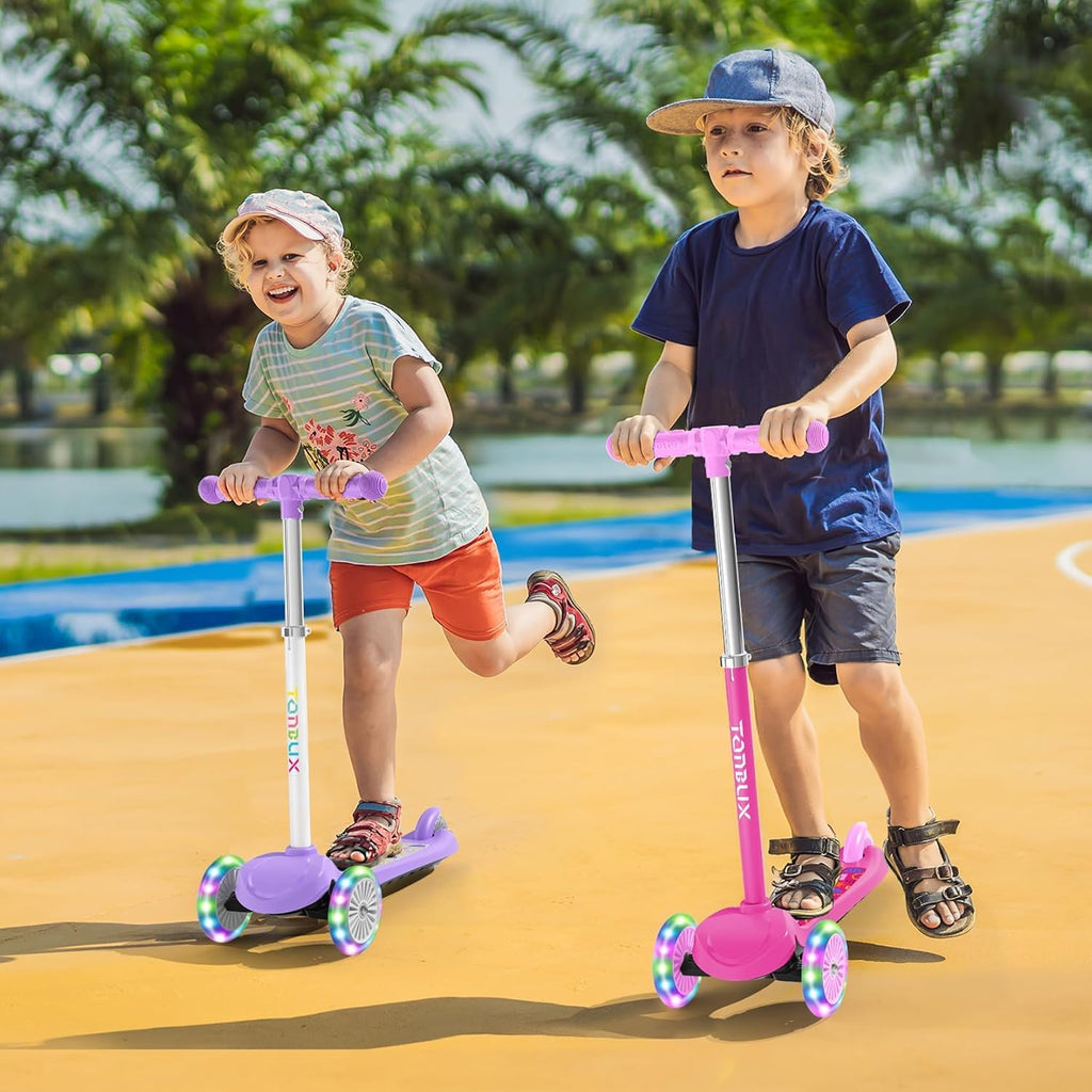 Kids 3-Wheel Scooter with Light-Up Deck and Wheels G272