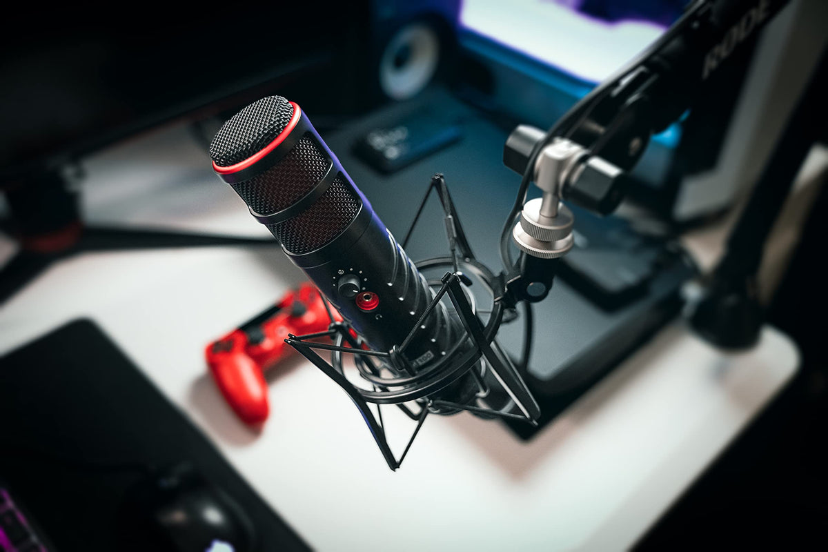 USB Dynamic Microphone & Desk-Mounted Boom Arm E27076