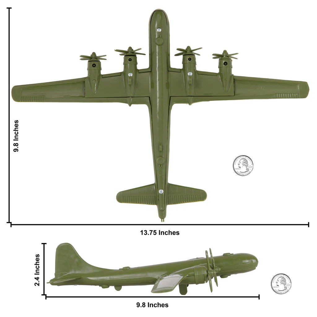 OD Green Plastic Bomber Plane L474871