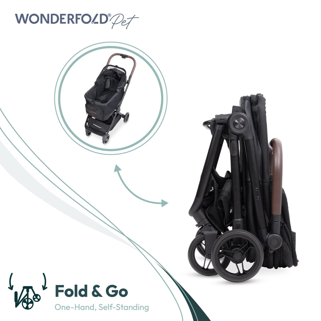 Lightweight Aluminum Frame Pet Stroller O61277