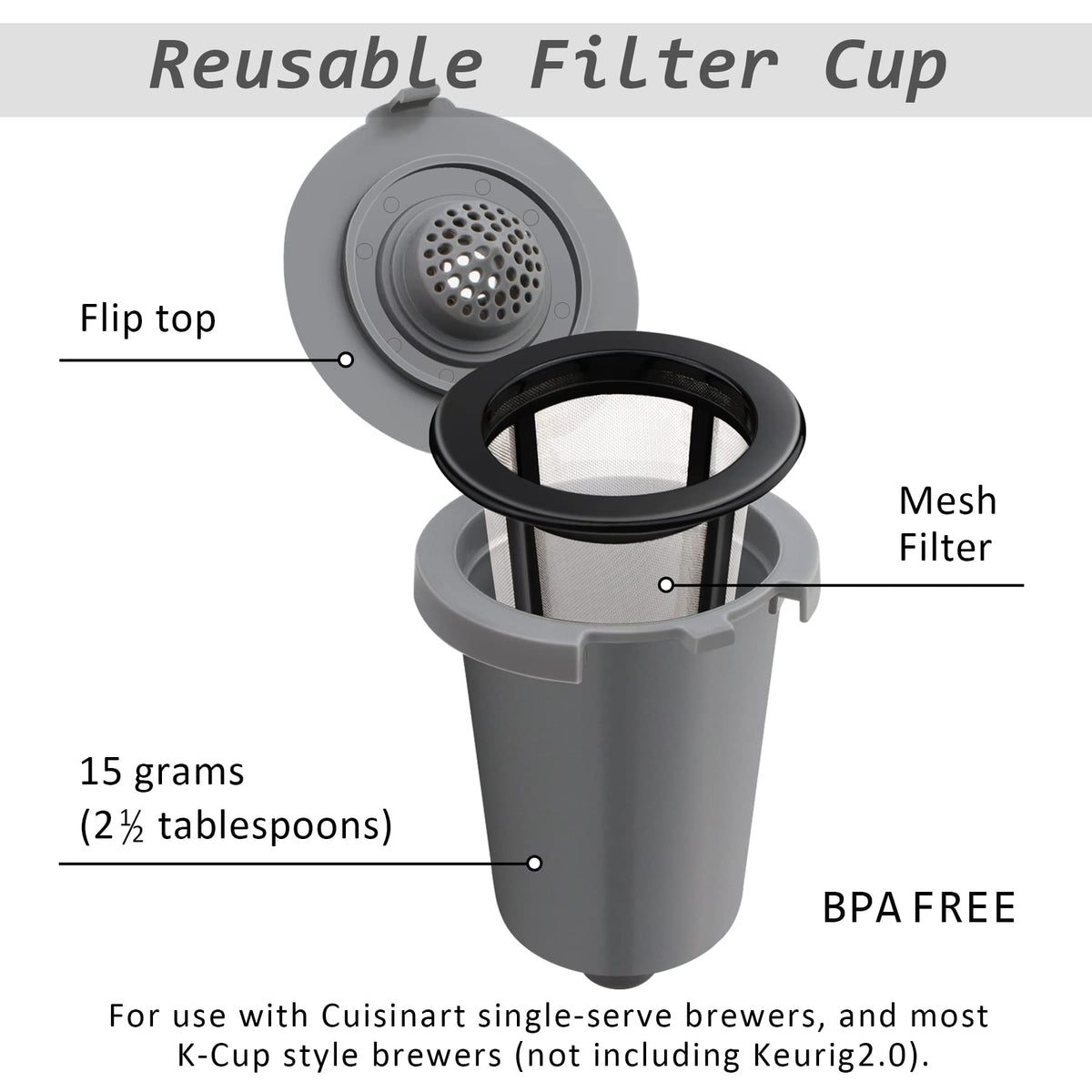 Reusable Filter Cup 1 Pack W88092