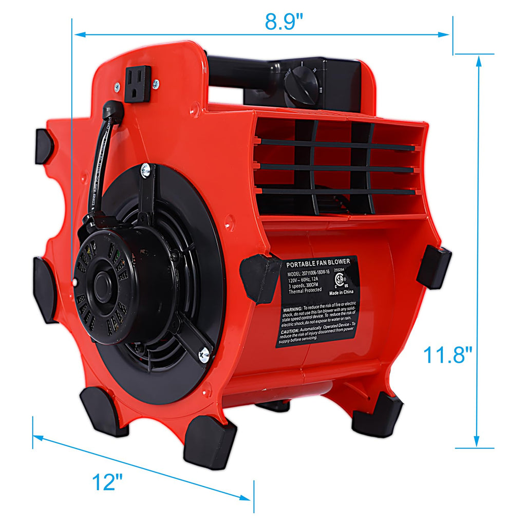 3-Speed Portable Air Mover K6307