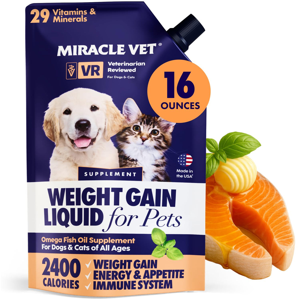 High-Calorie Weight Gainer Gel for Dogs & Cats X1698