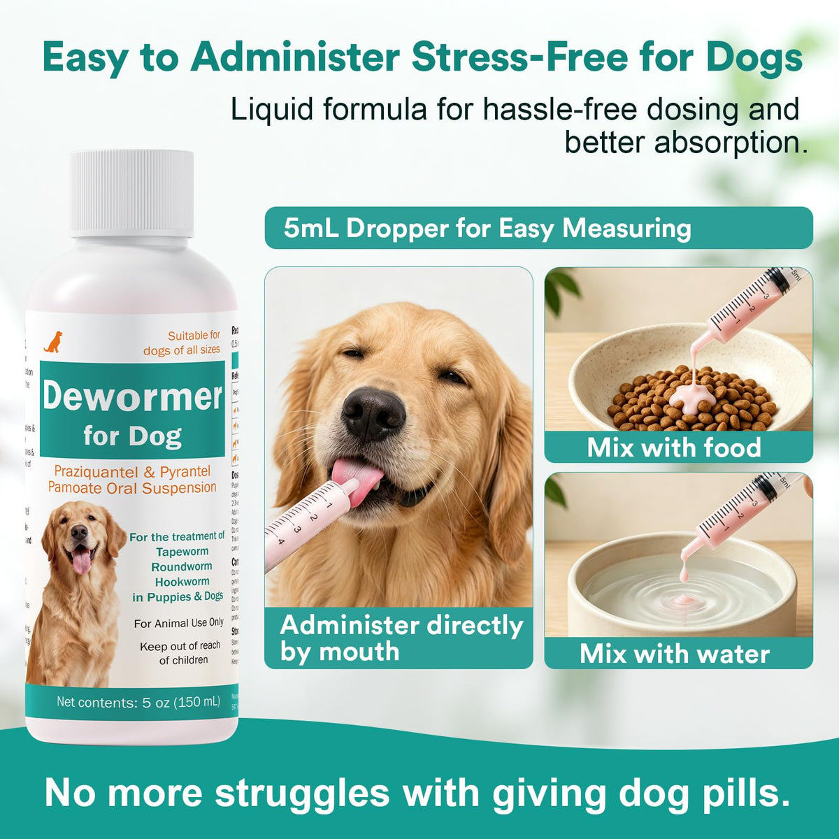 Dogs & Puppies Dewormer H322