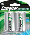 Rechargeable D Batteries 2-Count Pack of 3 L18464
