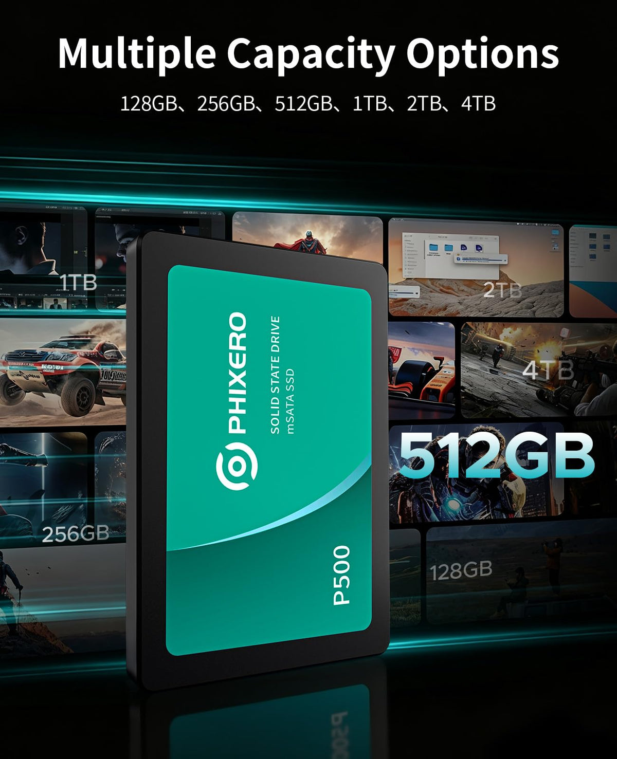 512GB 2.5 Inch SATA SSD Internal Solid State Drive D81877