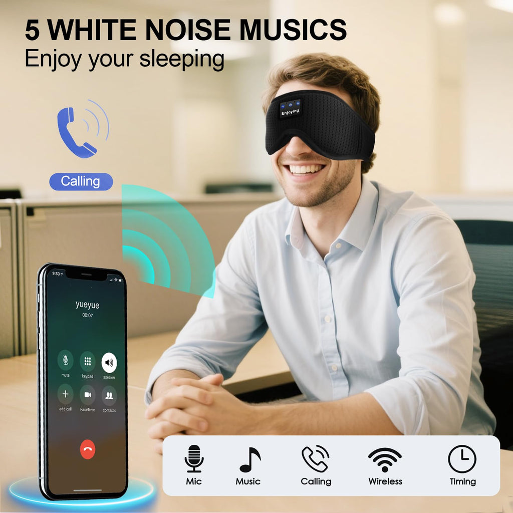 Sleep Mask with Bluetooth Headphones R148