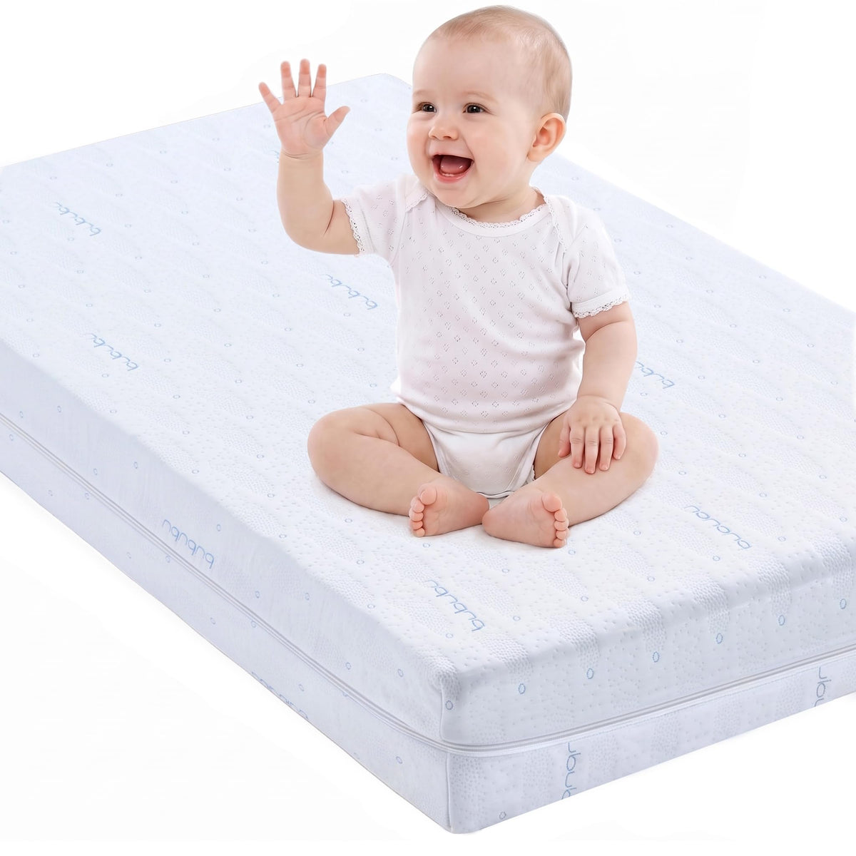 52x27.5x6 Dual-Sided Gel Memory Foam Crib Mattress Y290637