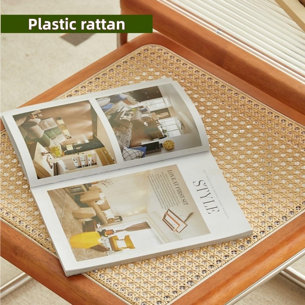 Set of 2 Square Nesting Coffee Tables Rattan Tempered Glass Brown D705559