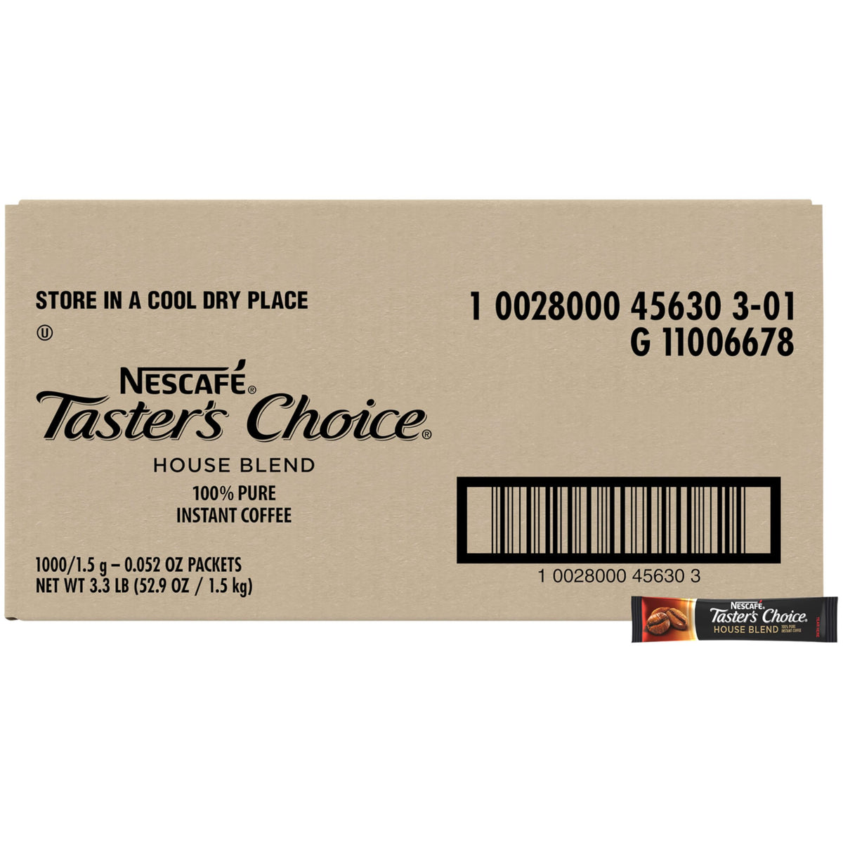 Instant Coffee Packets 1.5 g (Pack of 1000) V9683
