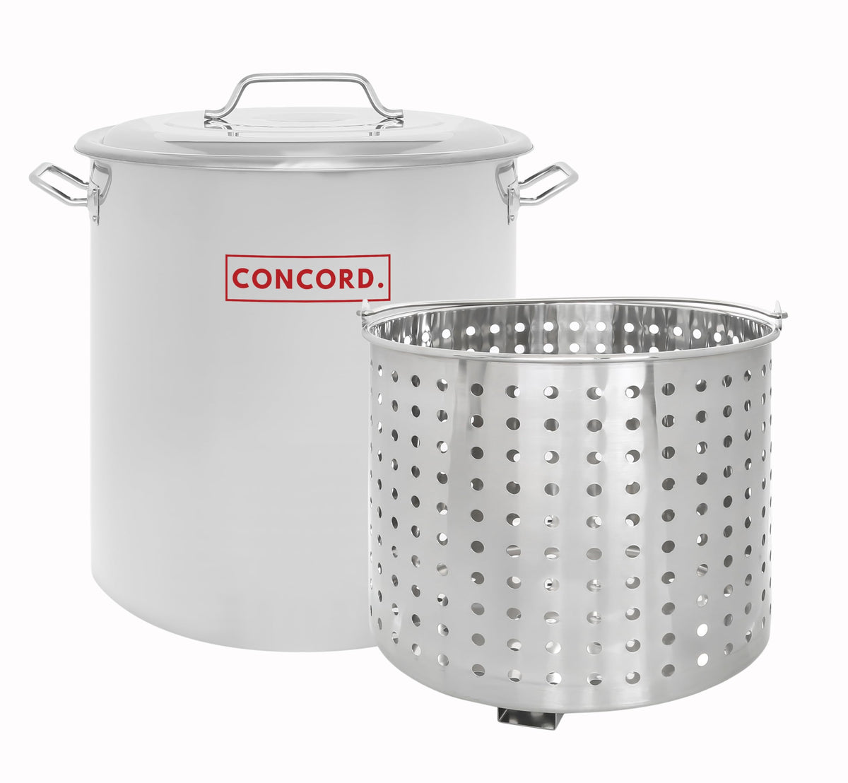 40 Quart Stainless Steel Stock Pot with Steamer Basket and 12" Single Propane Stove T5180