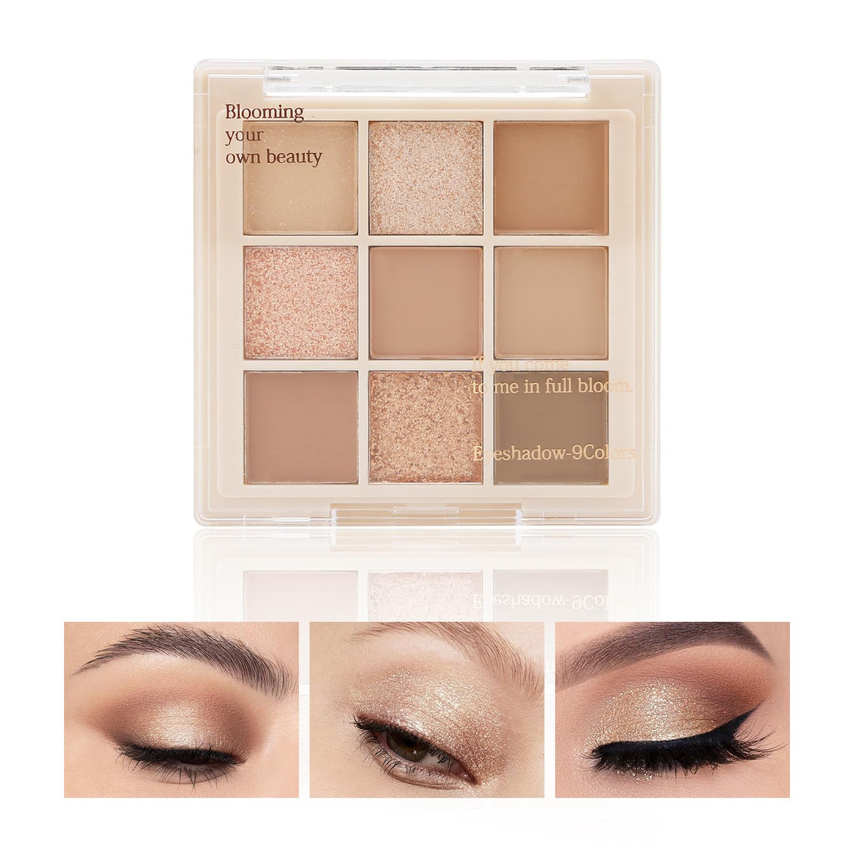 Nude Matte and Shimmer Eyeshadow Palette W828