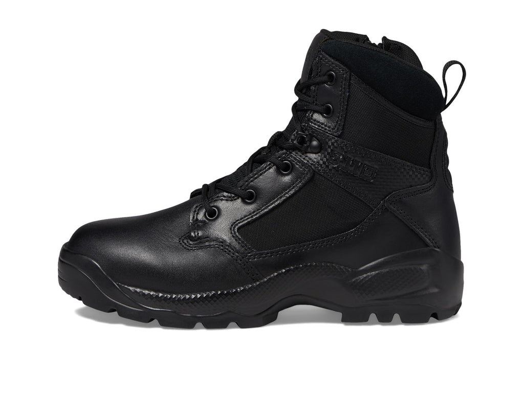 Black 6-Inch Side-Zip Work Boots R337