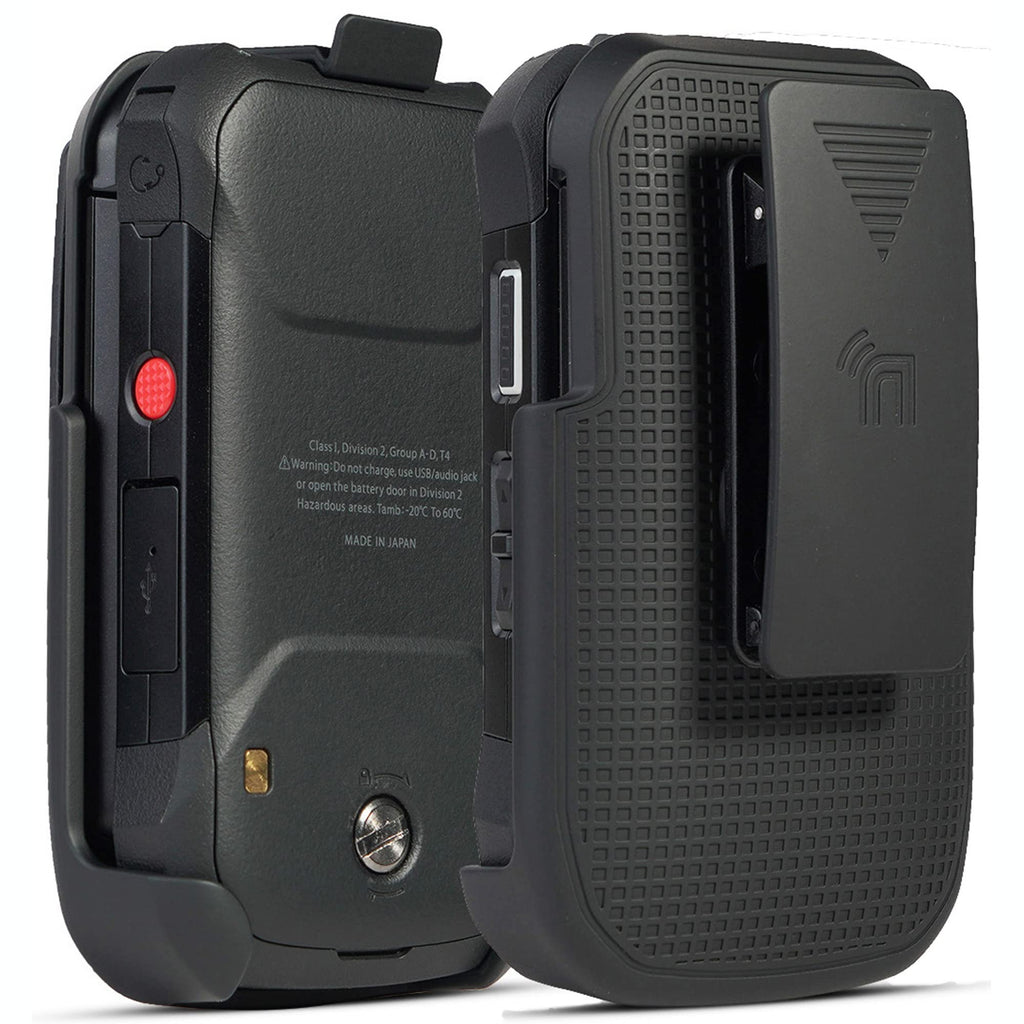 Black Rugged Flip Phone C7566