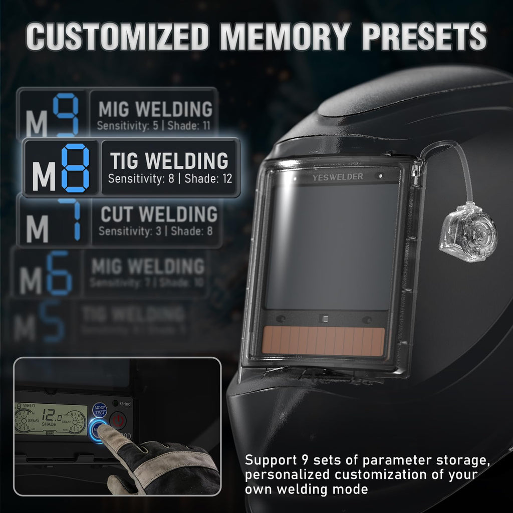 Auto-Shade Welding Helmet with Digital Filter L57928