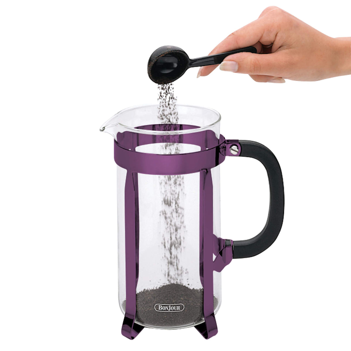 French Press Coffee Maker 8 Cup Purple C63575
