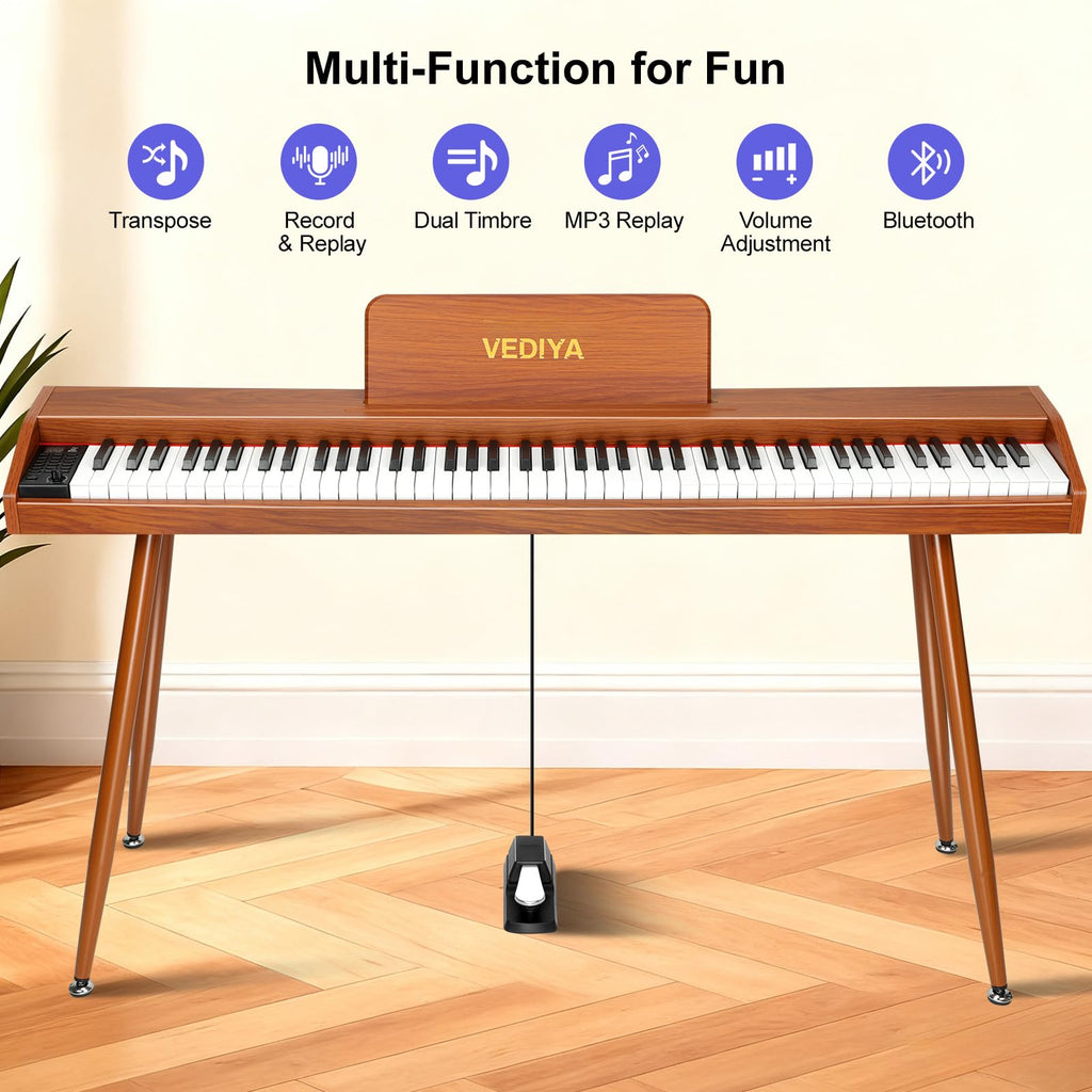 88 Key Semi-Weighted Digital Piano R208